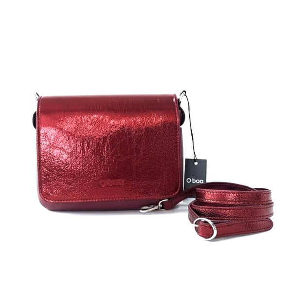 O bag, Geanta de umar pentru dama cu manere detașabile, burgundy