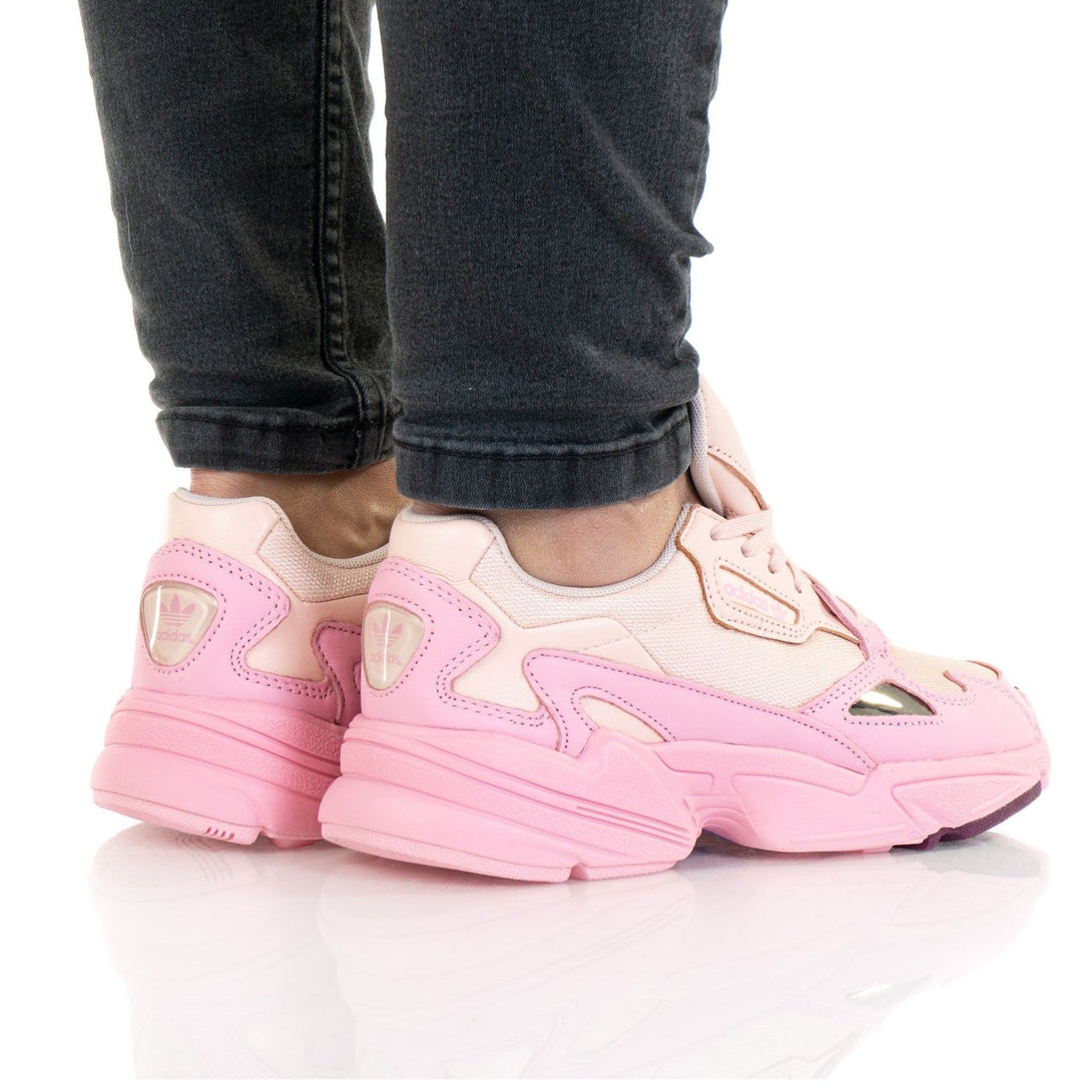 adidas FALCON Women EF1994 in pink and beige, showcasing a trendy urban style suitable for everyday wear.