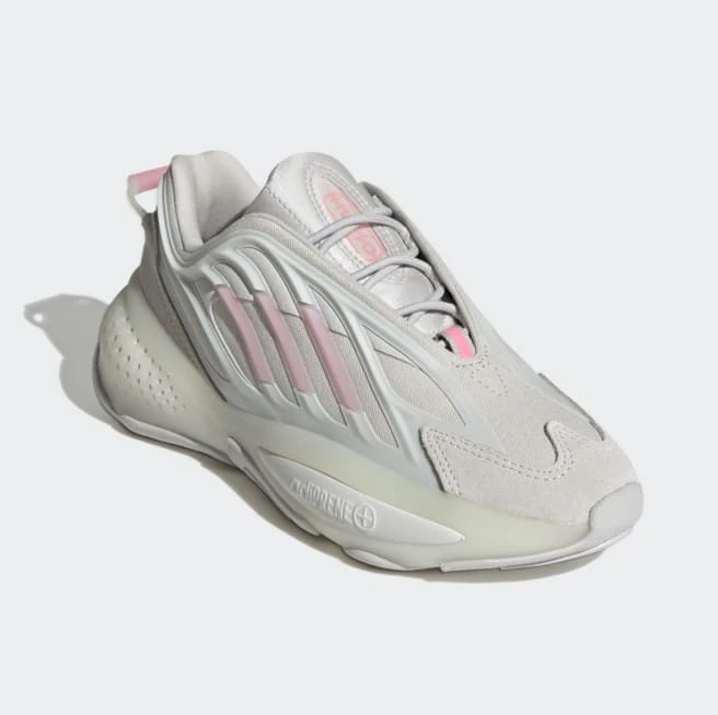 adidas Originals OZRAH UNISEX stylish light gray sneaker with textile and leather materials