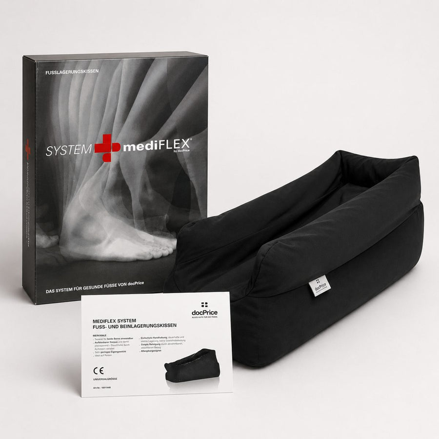 Pernă mediFLEX® pentru Ridicarea Picioarelor — Gonflabilă, cu Husă Detașabilă