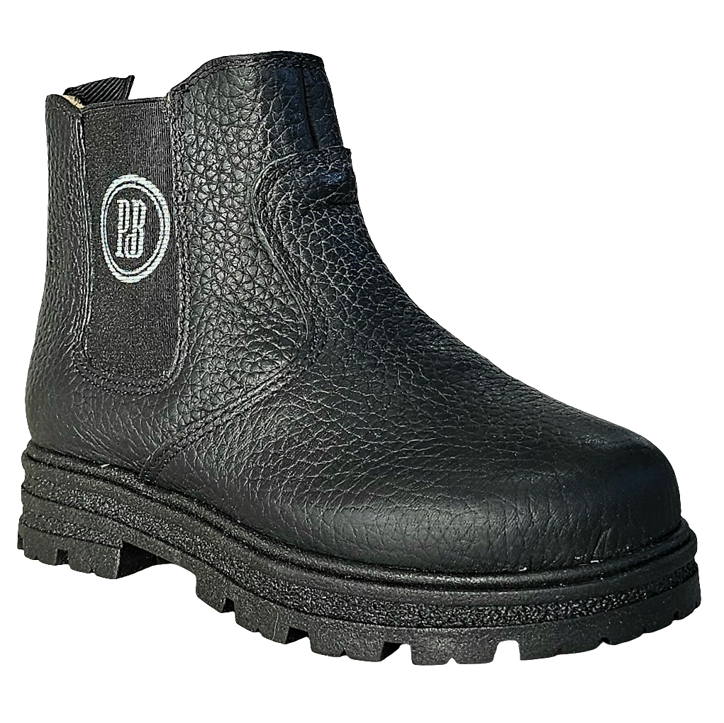 Ghete copii din piele naturala, model unisex, negre, pentru toamna 2024, cu talpa de 2.5 cm, Made in Italy.