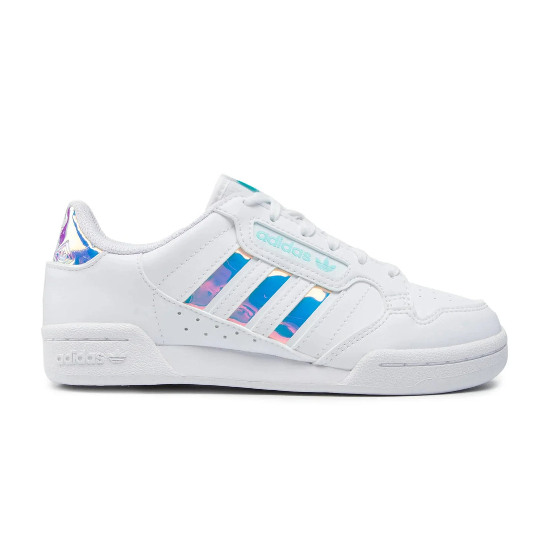 adidas Sneakers Continental 80 Stripes white with blue and iridescent stripes